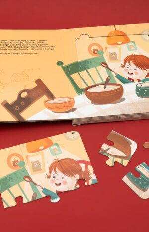 Երեք արջի հեքիաթը․ գիրք-փազլ. բացված